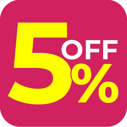 New User 5% OFF