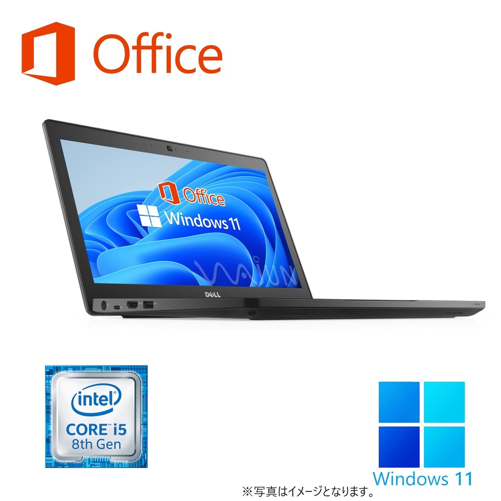 DELL ノートPC 3500/15.6型/10キー/Win 11 Pro/MS Office H&B 2019/Core i5-8265U/WEBカメラ/WIFI/Bluetooth/HDMI/16GB/512GB SSD (整備済み品)