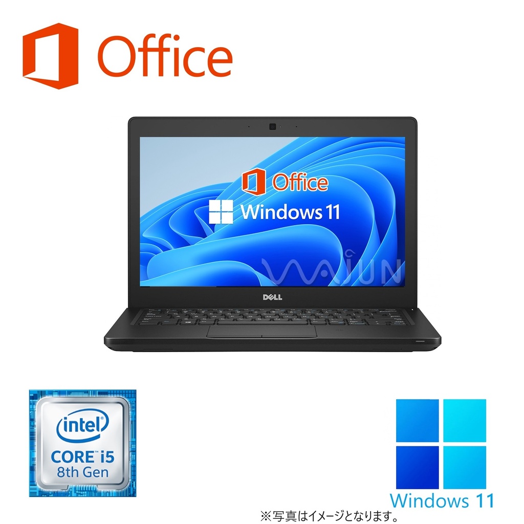 DELL ノートPC 3500/15.6型/10キー/Win 11 Pro/MS Office H&B 2019/Core i5-8265U/WEBカメラ/WIFI/Bluetooth/HDMI/16GB/512GB SSD (整備済み品)