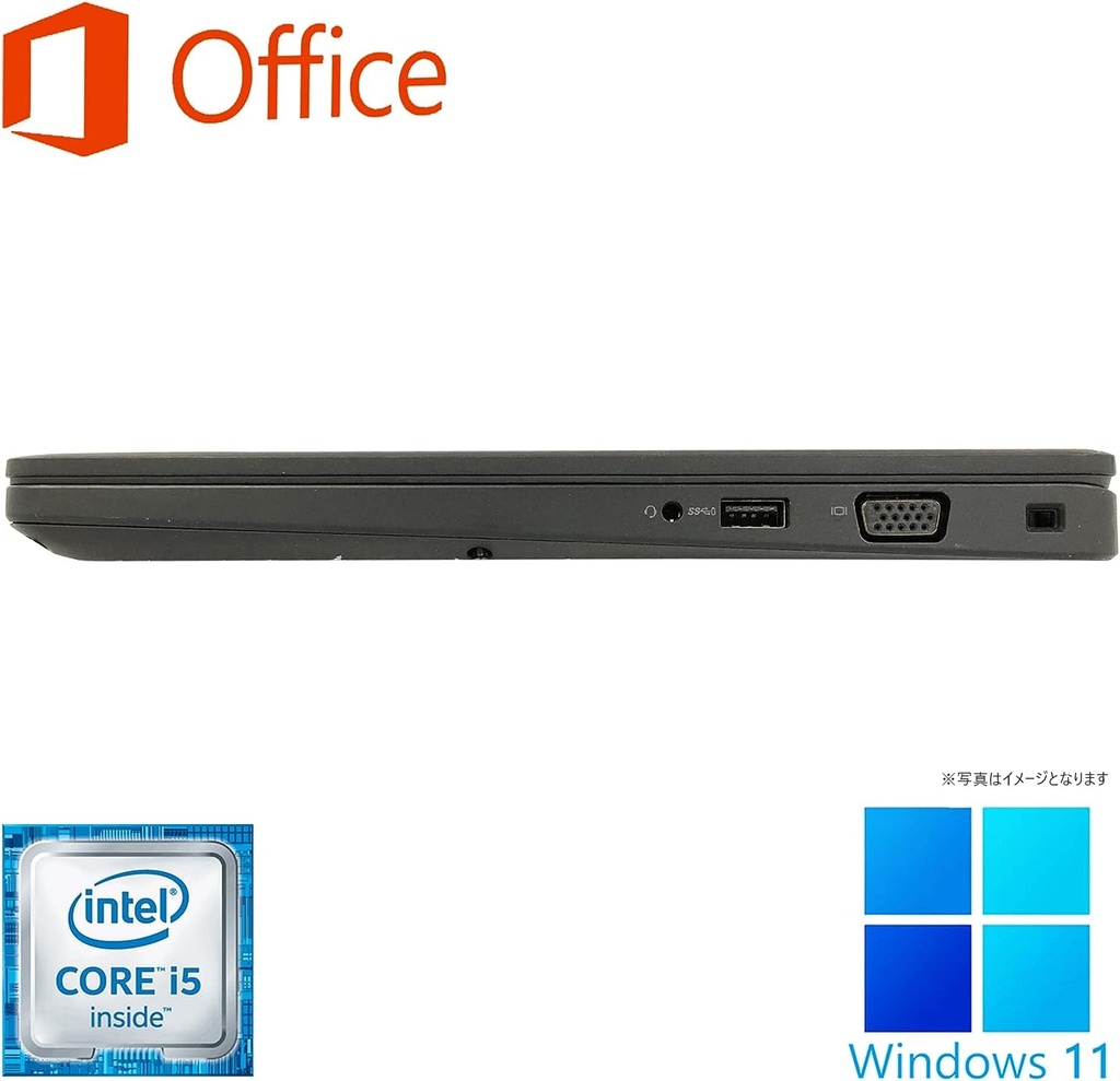 DELL ノートPC 5480/14型フルHD/Win 11 Pro/MS Office H&B 2019/Core i5-6300U/WIFI/Bluetooth/HDMI/8GB/512GB SSD (整備済み品)