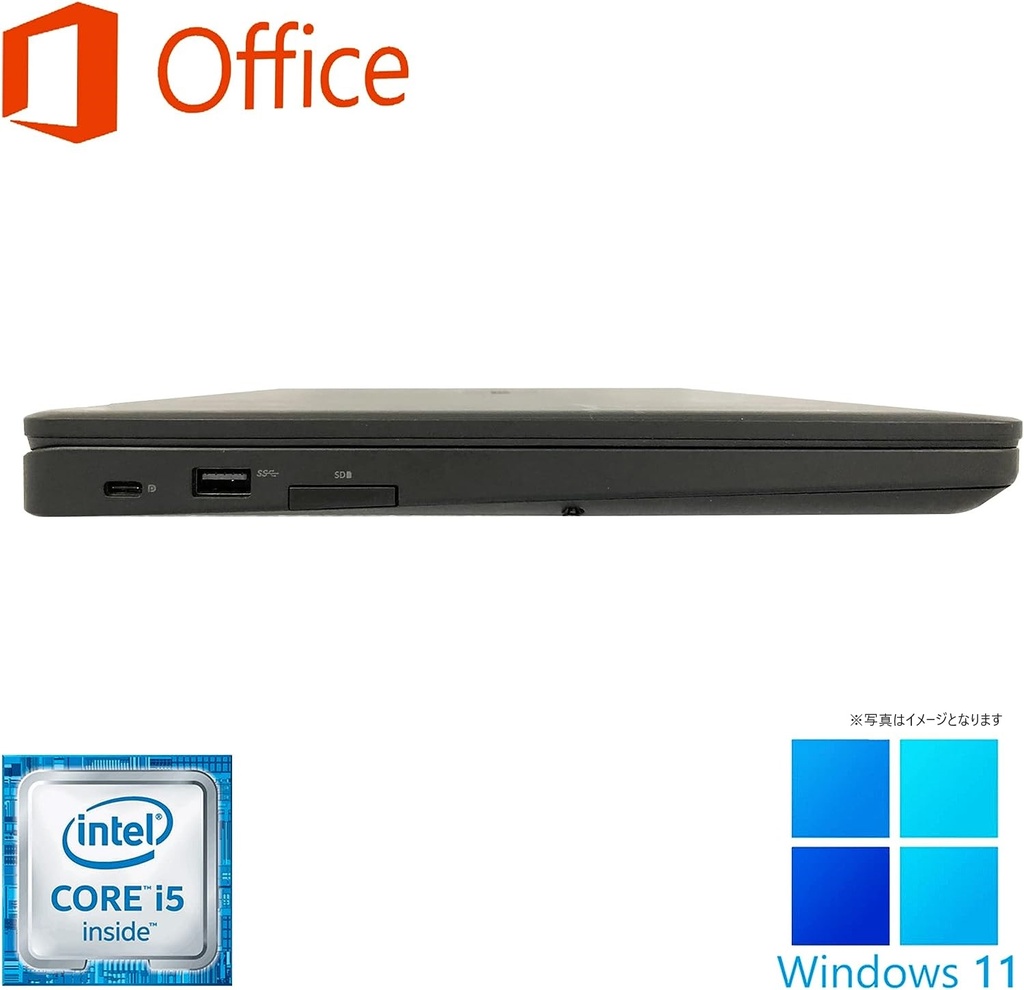 DELL ノートPC 5480/14型フルHD/Win 11 Pro/MS Office H&B 2019/Core i5-6300U/WIFI/Bluetooth/HDMI/8GB/512GB SSD (整備済み品)