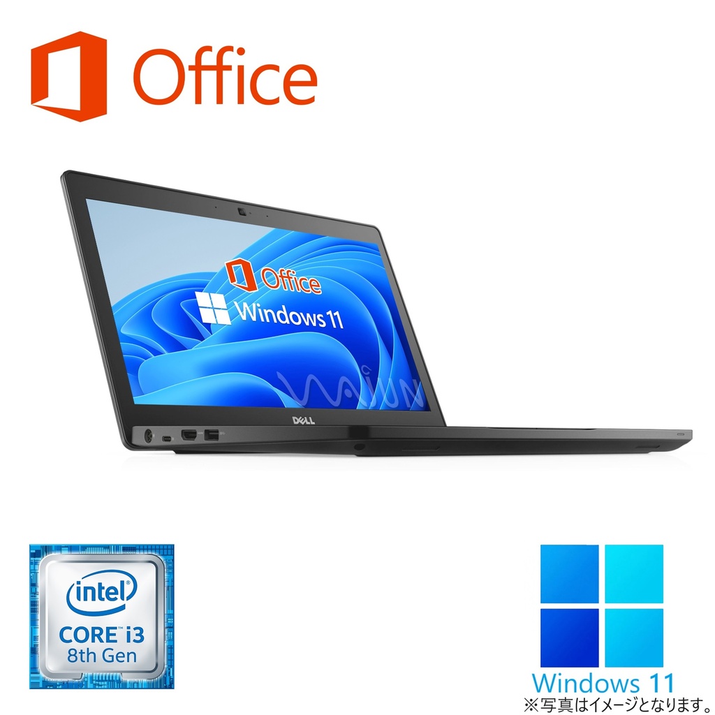 DELL ノートPC 5290/12.5型/Win 11 Pro/MS Office H&B 2019/Core i3-8130U/WEBカメラ/WIFI/Bluetooth/HDMI/8GB/512GB SSD (整備済み品)