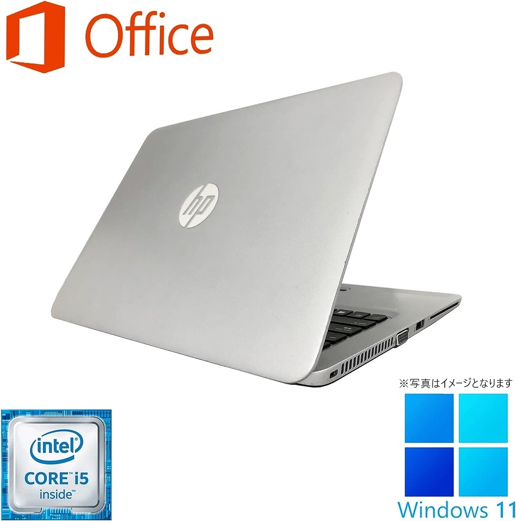 HP (エイチピー) ノートPC 820G1/12.5型/Win 11 Pro/MS Office H&B 2019/Core i5-4200U/WIFI/Bluetooth/8GB/128GB SSD (整備済み品)