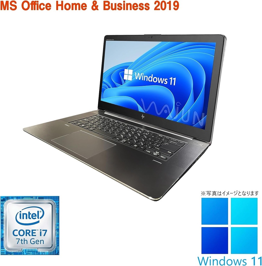 HP (エイチピー) ノートPC ZBook G4/15.6型フルHD/タッチパネル/Win 11 Pro/MS Office H&B 2019/Core i7-7700HQ/WEBカメラ/WIFI/Bluetooth/HDMI/16GB/512GB SSD (整備済み品)