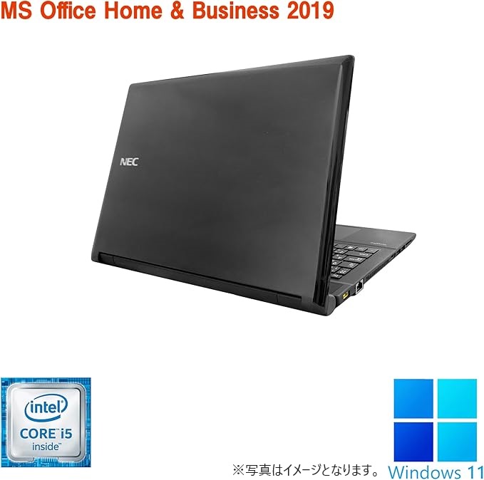 ノートパソコン 中古パソコン 大特価 第7世代Core i5 新品SSD 512GB メモリ8GB 15.6型 Windows11 Bluetooth WiFi テンキー HDMI MicrosoftOffice2019 DELL 3590