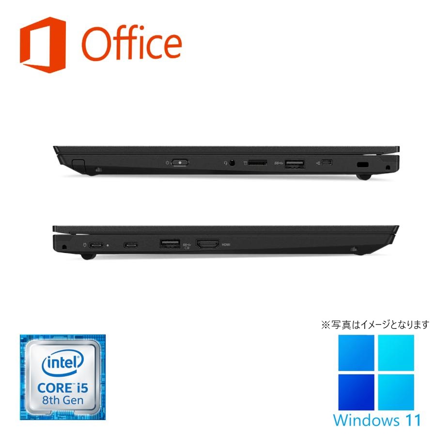 Lenovo (レノボ) ノートPC X13/13.3型/Win 11 Pro/MS Office H&B 2019/Core i5-10210U/WEBカメラ/WIFI/Bluetooth/HDMI/Type-C/8GB/512GB SSD (整備済み品)