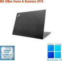 Lenovo (レノボ) ノートPC E590/15.6型/10キー/Win 11 Pro/MS Office H&B 2019/Core i3-8145U/WEBカメラ/WIFI/Bluetooth/HDMI/8GB/256GB SSD (整備済み品)