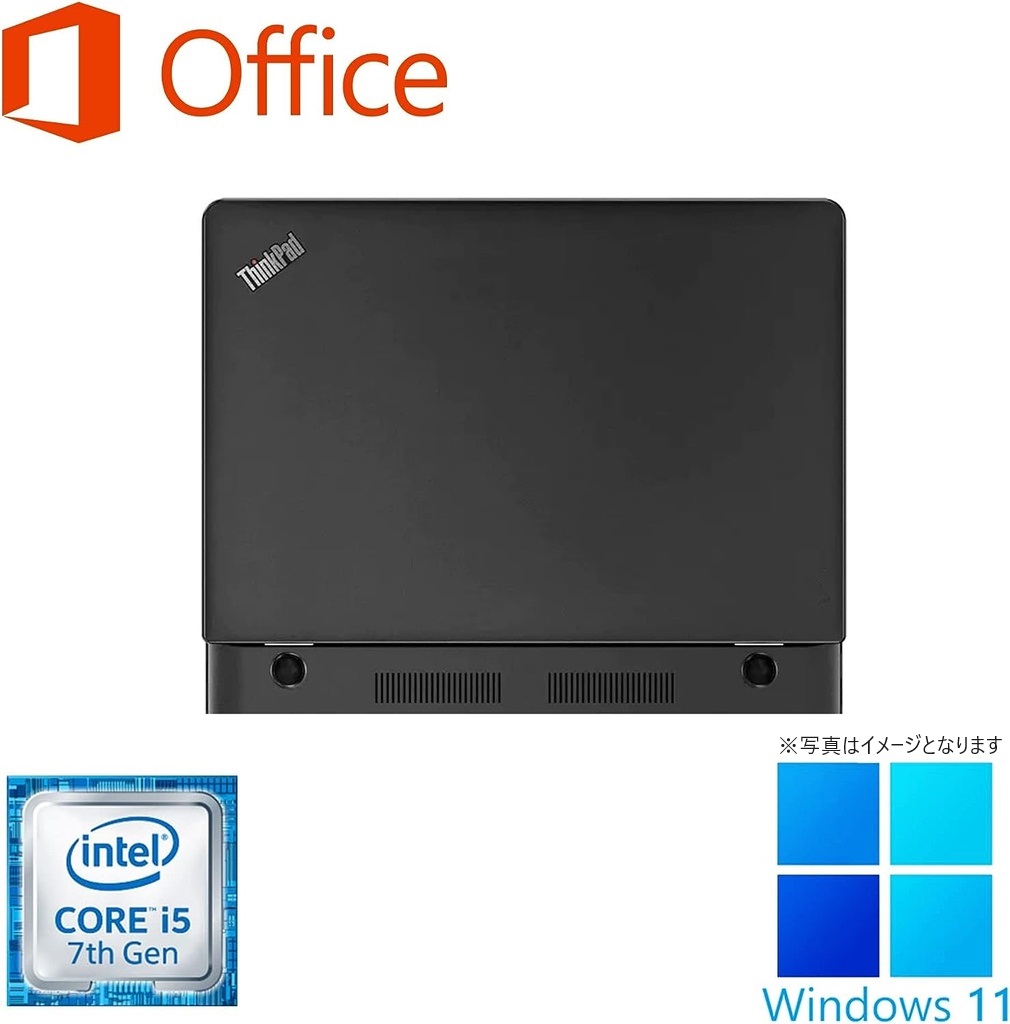 Lenovo (レノボ) ノートPC ThinkPad13/13.3型/Win 11 Pro/MS Office H&B 2019/Core i5-7300U/WEBカメラ/WIFI/Bluetooth/HDMI/Type-C/8GB/256GB SSD (整備済み品)