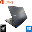 NEC ノートPC VG-J/13.3型2K液晶(2560x1440)/Win 11 Pro/MS Office H&B 2019/Core i5-4210U/WIFI/Bluetooth/HDMI/4GB/512GB SSD (整備済み品)