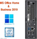 HP (エイチピー) デスクトップPC Compaq 6200/Win 10 Pro/MS Office H&B 2019/Core i3-2120/WIFI/Bluetooth/DVD/8GB/256GB SSD (整備済み品)