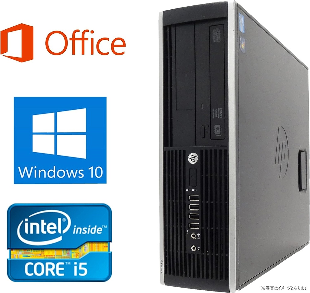 HP (エイチピー) デスクトップPC 8300/MS Office H&B 2019/Win 10 Pro/Core i5-3470S/WIFI/Bluetooth/DVD/8GB/256GB SSD (整備済み品)