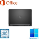 DELL ノートPC latitude 5480/14型FULLHD/Win 11 Pro(English OS)/MS Office H&B 2019/第6世代Core i5-6300U/WIFI/Bluetooth/HDMI/Type-C/US keyboard/8GB/512GB SSD (整備済み品)