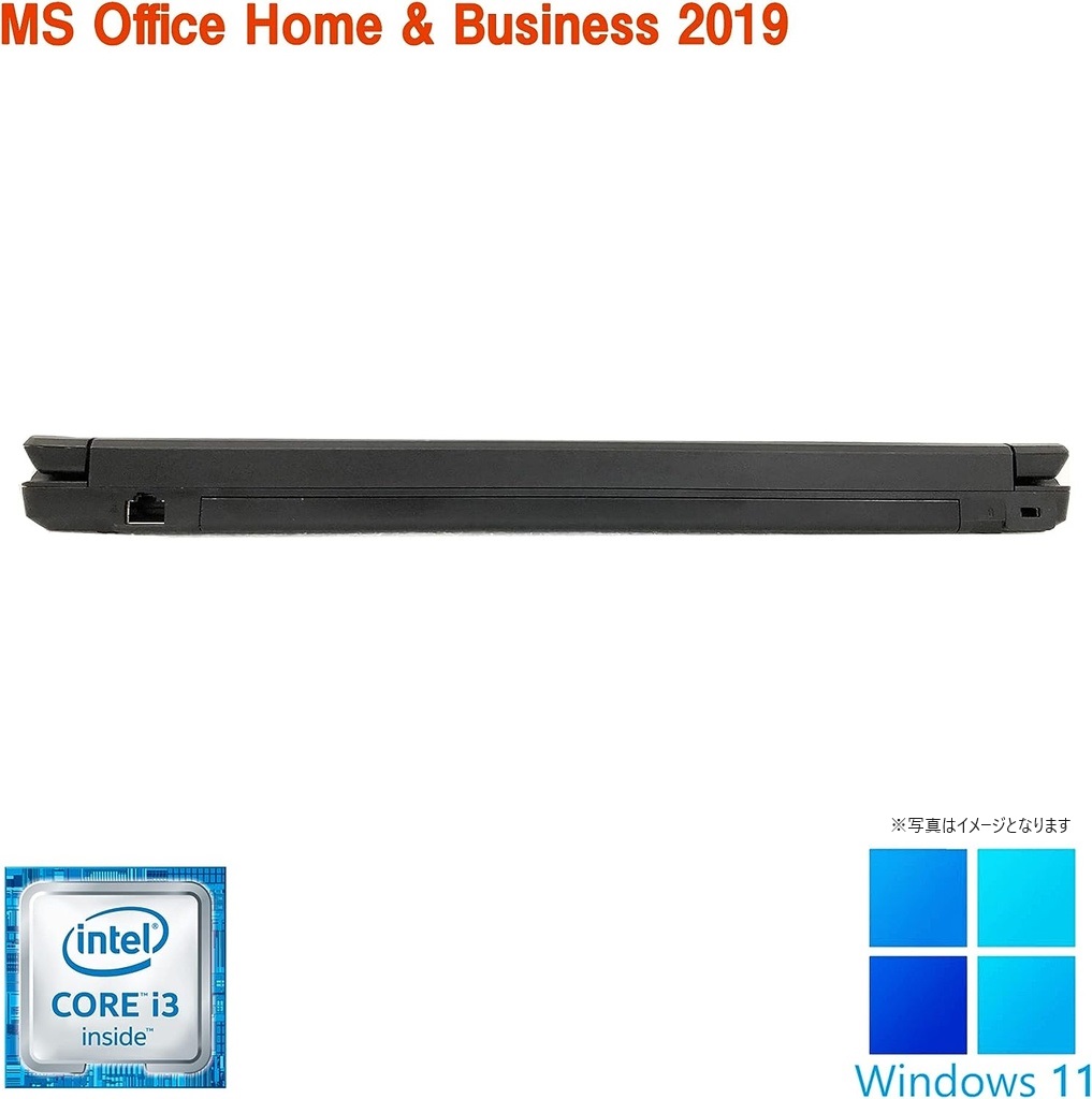 富士通 ノートPC A576/15.6型/Win 11 Pro/MS Office H&B 2019/Core i3-6100U/WIFI/Bluetooth/HDMI/DVD/8GB/256GB SSD (整備済み品)