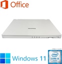 Panasonic ノートPC CF-MX5/12.5型フルHD/Win 11 Pro/MS Office H&B 2019/Core i5-6300U/WEBカメラ/WIFI/Bluetooth/HDMI/DVD-RW/8GB/128GB SSD (整備済み品)