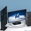 DisplayPort から- HDMI (逆方向に非対応)DisplayPort (DP) - HDMI ケーブル HP、ThinkPad、AMD、NVIDIA、デスクトップなどに対応 - オスからオス、スペースグレイ