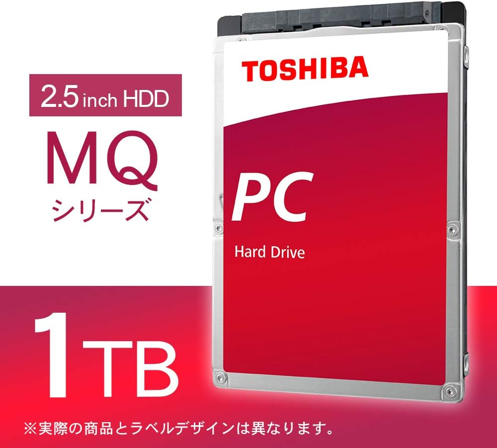 東芝 2.5インチ HDD 1TB 内蔵型 ノートパソコン ミニPC 向け 7mm 薄型モデル 【国内正規代理店品】 1年保証 MQ04ABF100