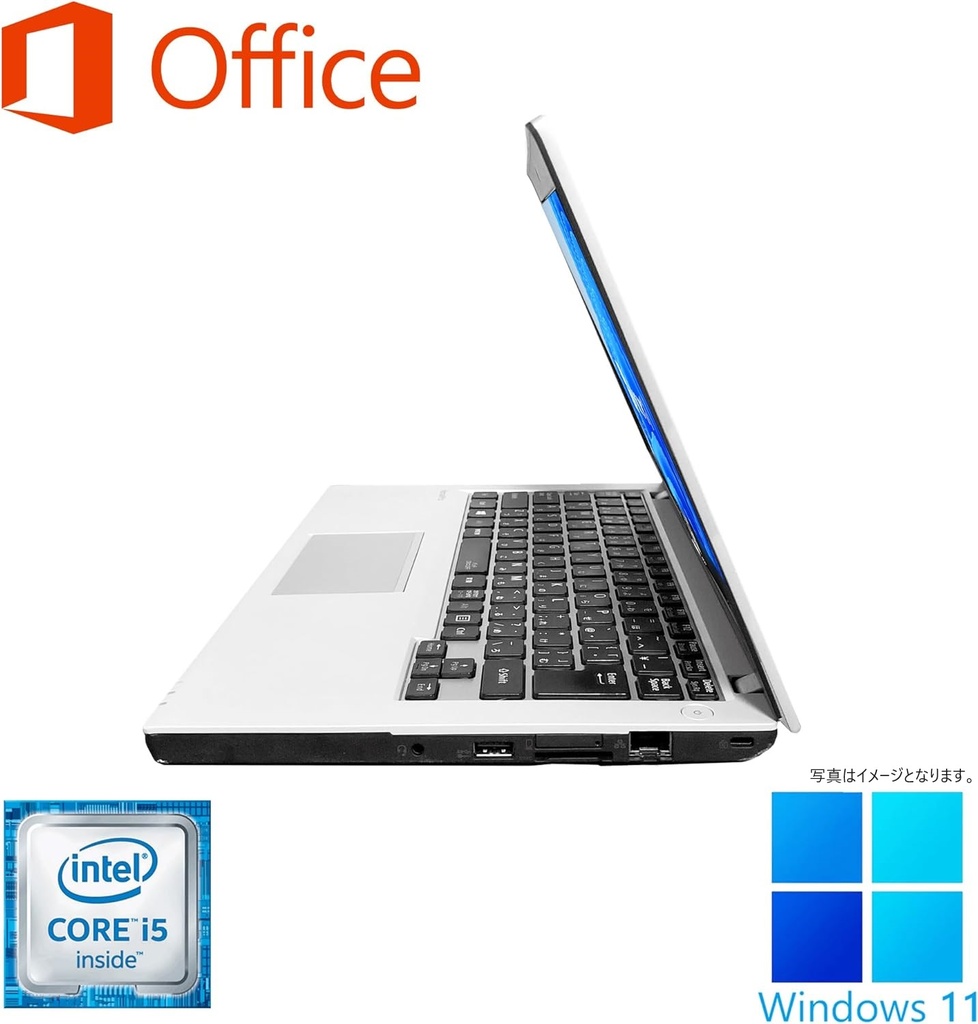 NEC ノートPC VF-N/15.6型/10キー/Win 11 Pro/MS Office H&B 2019/Celeron 3215U/WEBカメラ/WIFI/Bluetooth/HDMI/DVD-RW/8GB/256GB SSD (整備済み品)