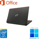 富士通 ノートPC A744/15.6型/Win 11 Pro/MS Office H&B 2019/Core i5-4300M/WIFI/Bluetooth/HDMI/DVD/8GB/256GB SSD (整備済み品)