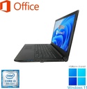 東芝 ノートPC B65/15.6型/10キー/Win 11 Pro/MS Office H&B 2019/Core i3-8130U/WIFI/Bluetooth/HDMI/DVD-RW/8GB/128GB SSD (整備済み品)