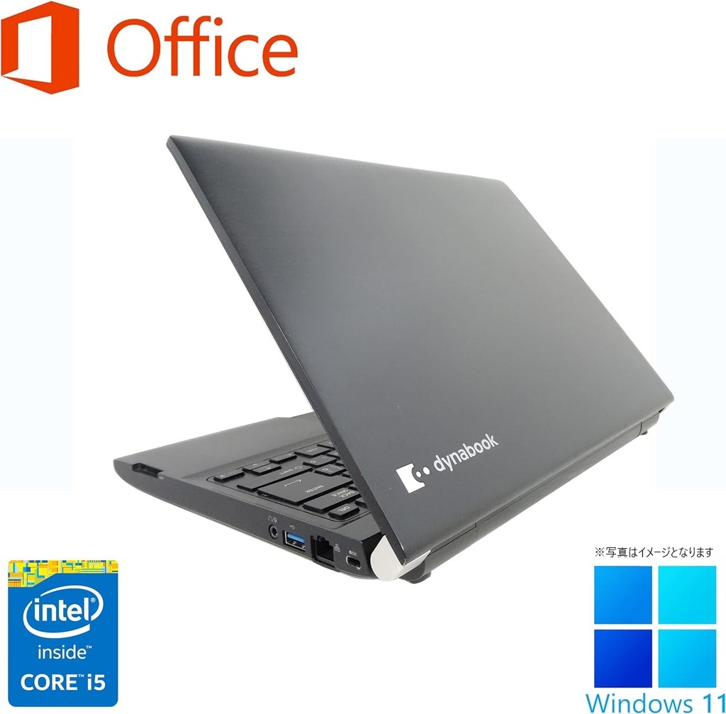 東芝 ノートPC R734/13.3型/Win 11 Pro/MS Office H&B 2019/Core i5-4210M/wajunのWIFI/Bluetooth/HDMI/8GB/256GB SSD (整備済み品)