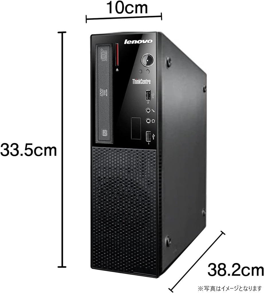 Lenovo (レノボ) ミニPC E73/MS Office H&B 2019/Win 11 Pro/Core i5-4570S/WIFI/Bluetooth/DP/8GB/256GB SSD (整備済み品)