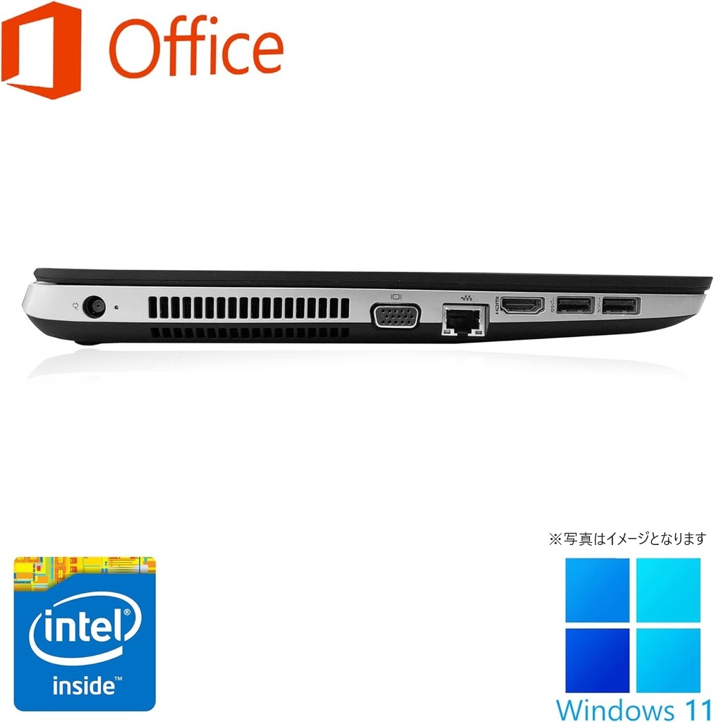 HP (エイチピー) ノートPC 450G1/15.6型/10キー/Win 11 Pro/MS Office H&B 2019/Celeron 2950M/WIFI/Bluetooth/HDMI/8GB/256GB SSD (整備済み品)