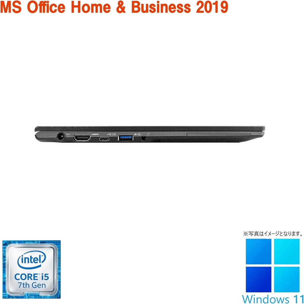 富士通 ノートPC A574/15.6型/Win 11 Pro/MS Office H&B 2019/Core i5-4300M/WIFI/Bluetooth/HDMI/DVD/4GB/128GB SSD (整備済み品)