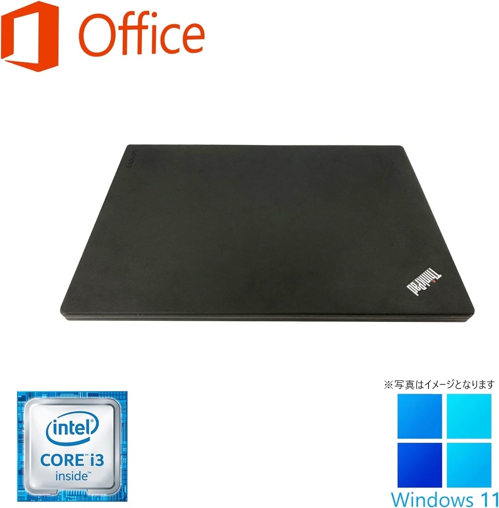 Lenovo (レノボ) ノートPC T480/14型フルHD/Win 11 Pro/MS Office H&B 2019/Core i5-8250U/WEBカメラ/WIFI/Bluetooth/HDMI/Type-C/16GB/512GB SSD (整備済み品)