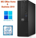 DELL デスクトップPC 3040 or 3050 or 5050/22型液晶セット/Win 11 Pro/MS Office H&B 2019/Core i5-7500/WIFI/Bluetooth/HDMI/DVD-rom/8GB/128GB SSD(整備済み品)