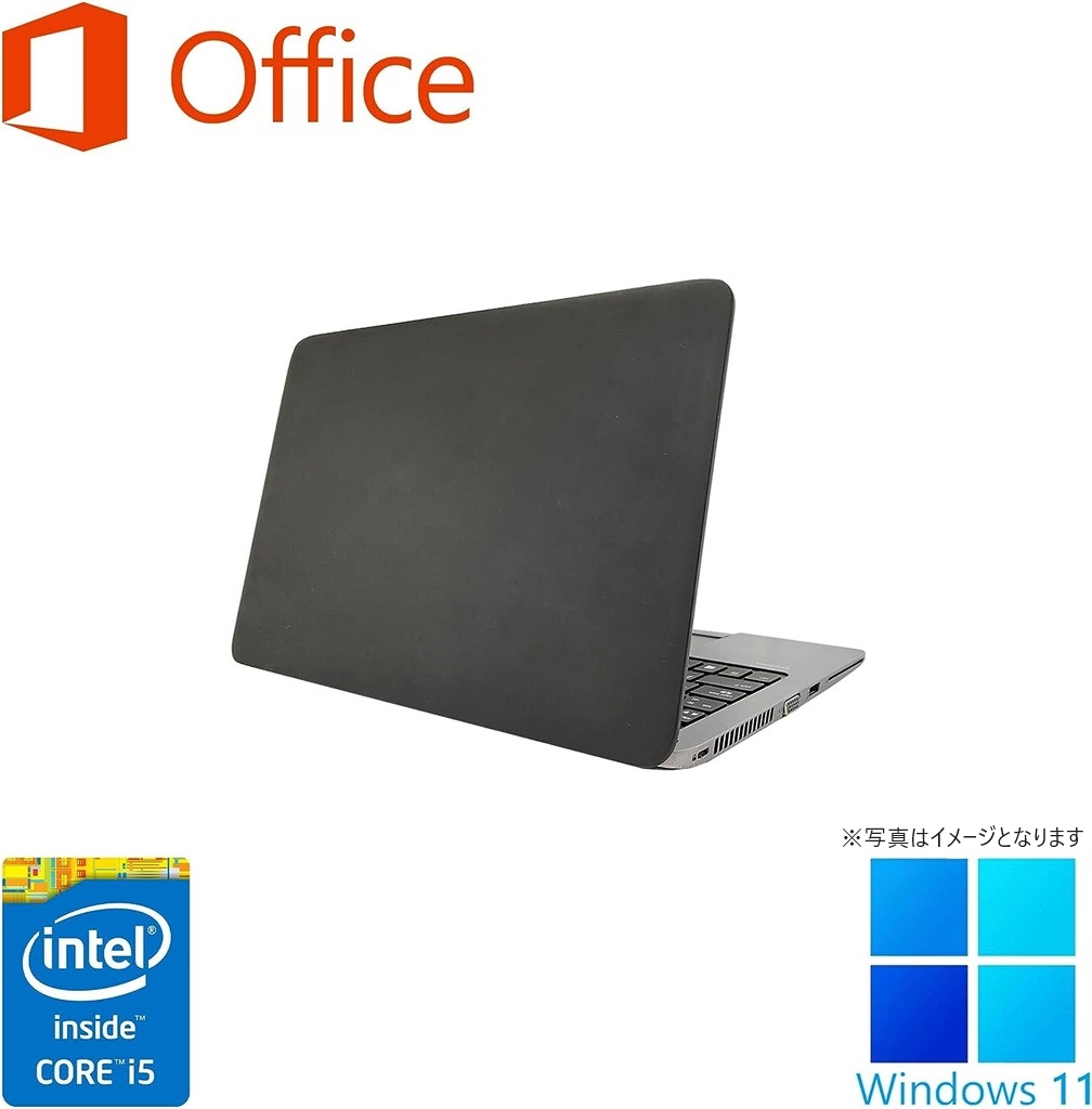 ノートパソコン Win11 中古パソコン MS Office2019 第4世代Corei5 12.5型 メモリ4GB SSD128GB USB3.0 内蔵 WEBカメラ/無線WIFI/Bluetooth HP820 G1