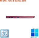 富士通 ノートPC MU937/Red/13.3型フルHD/Win 11 Pro/MS Office H&B 2019/Core i5-7300U/WEBカメラ/WIFI/Bluetooth/HDMI/8GB/128GB SSD (整備済み品)