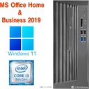 東芝 中古デスクトップPC DT100/Win 11 Pro/MS Office H&B 2019/Core i3-8100/Bluetooth/WIFI/HDMI/DVD-RW/8GB/128GB SSD (整備済み品)