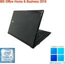 【整備済み品】NEC ノートPC VF-3 / 15.6型 / 10キー / Win 11 Pro/MS Office H&B 2019 / i3-7020U / WEBカメラ/Bluetooth/wajunのWIFI/HDMI/DVD-RW / 16GB / 256GB SSD