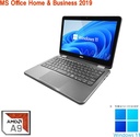 タッチパネル機能搭載 11.6型 ノートPC/DELL （デル）3185 / Win11 Pro/MS Office H&B 2019 / AMD A9-9420e / WEBカメラ/wajunのWIFI/Bluetooth/HDMI / 8GB/128GB SSD