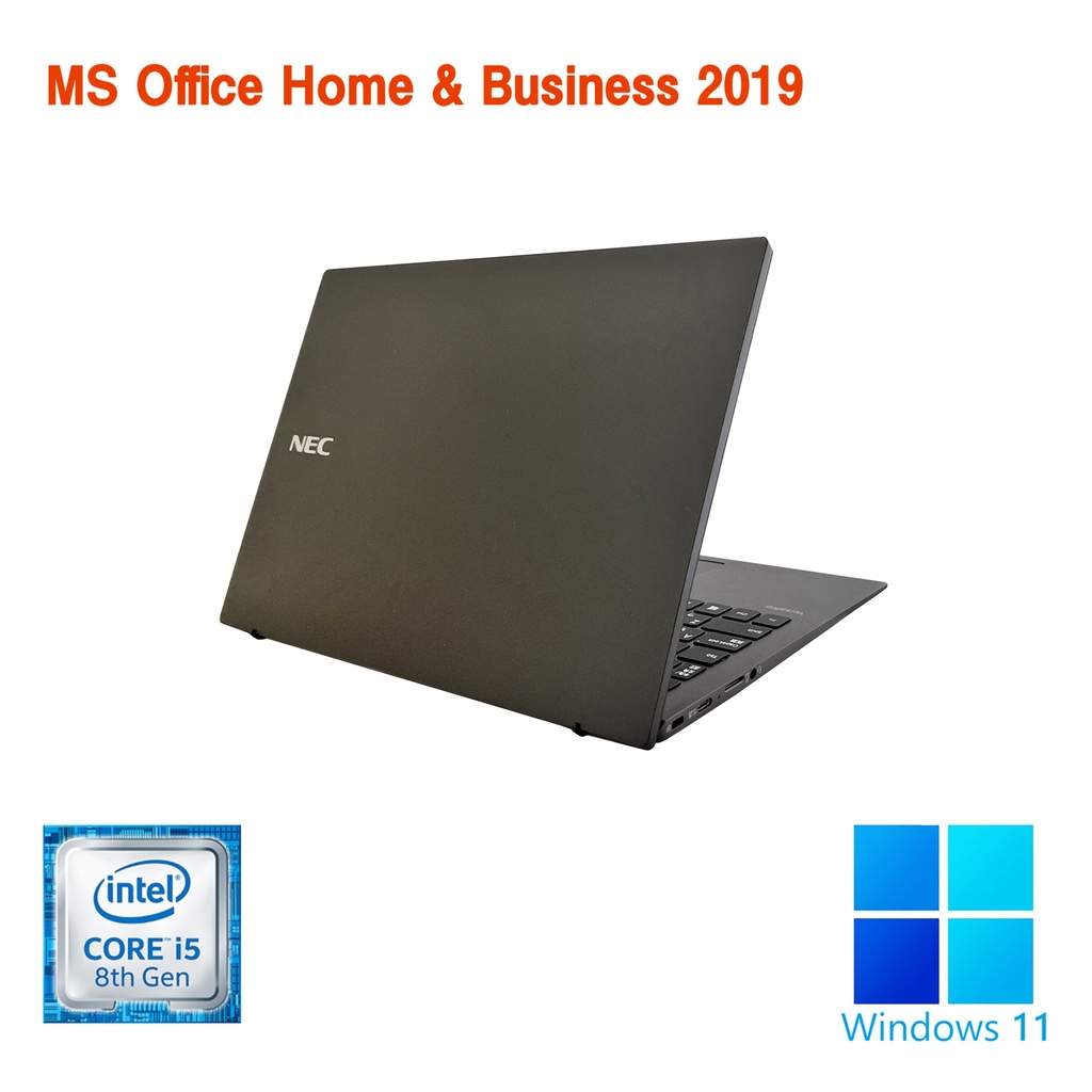 Windows11 中古パソコン NEC ノートPC VG-6 / 13.3型フルHD / Win11 Pro/MS Office H&B 2019 / Core i5-8265U / WEBカメラ/WIFI/Bluetooth/HDMI / 8GB/512GB SSD