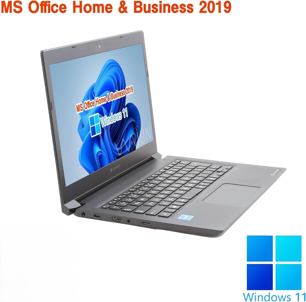 東芝 Dynabook S73 /13.3型/ MS Office H&B 2019 /Win 11 Pro/Core i5-8250U / WEBカメラ/wajunのWIFI/Bluetooth/HDMI / 16GB /256GB SSD/中古整備ノートPC