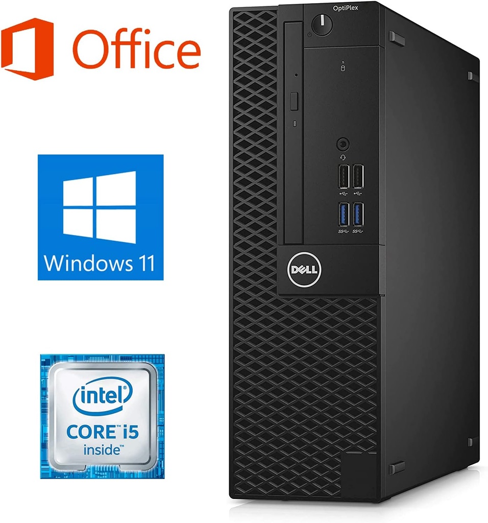 【整備済み品】デル デスクトップPC 5040 / Win 11 Pro/MS Office H&B 2019 / Core i5-6500 / wajunのWIFI/Bluetooth/HDMI/DVD-RW / 8GB / 128GB SSD