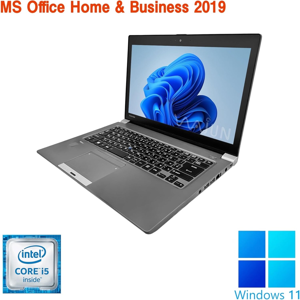 タッチパネル搭載ノートPC/ 東芝 Z40-C /14型 / Win11 Pro/MS Office H&B 2019 / Core i5-6300U / WEBカメラ/WIFI/Bluetooth/HDMI / 16GB / 512GB SSD/中古整備品