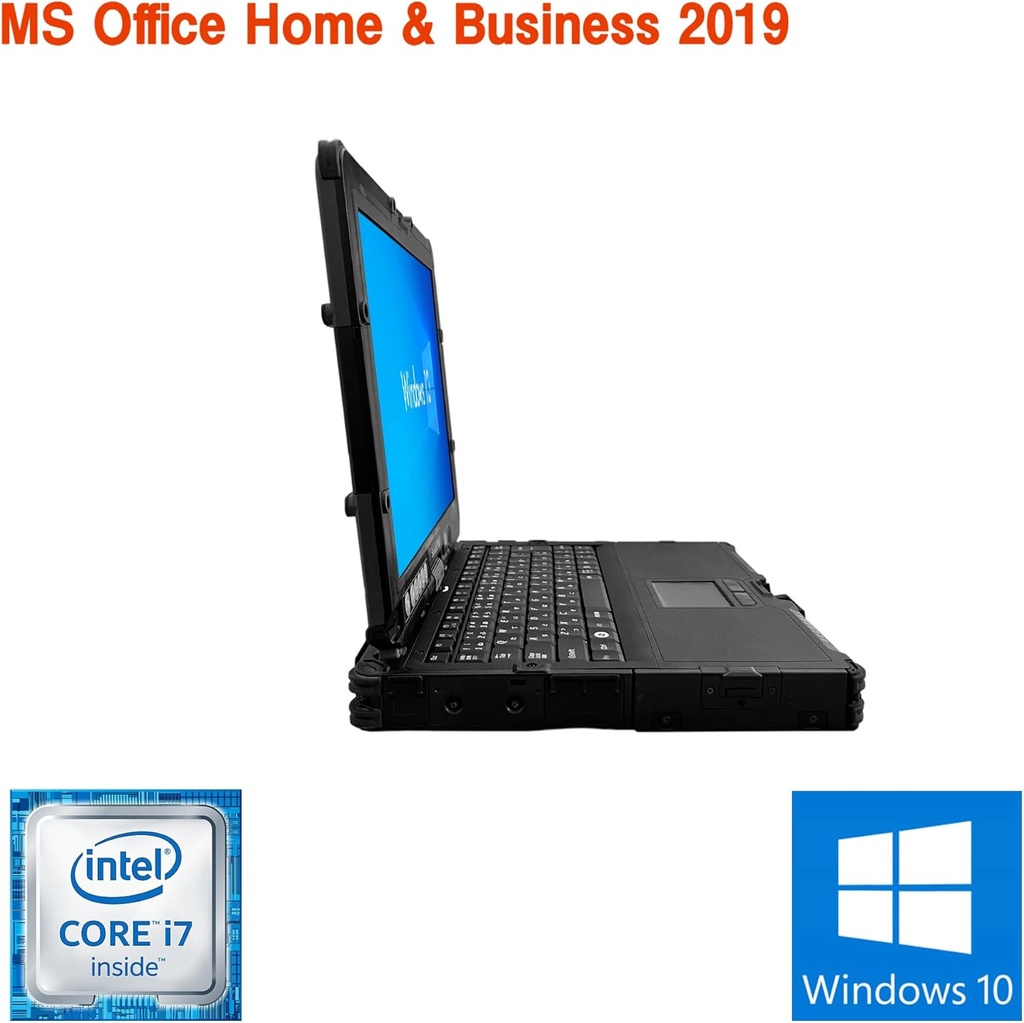 【整備済み品】NEC ノートPC FC-N22G / 12.1型 / Win10 Pro/MS Office H&B 2019 / Core i7-U660 / WIFI/Bluetooth / 8GB/512GB SSD