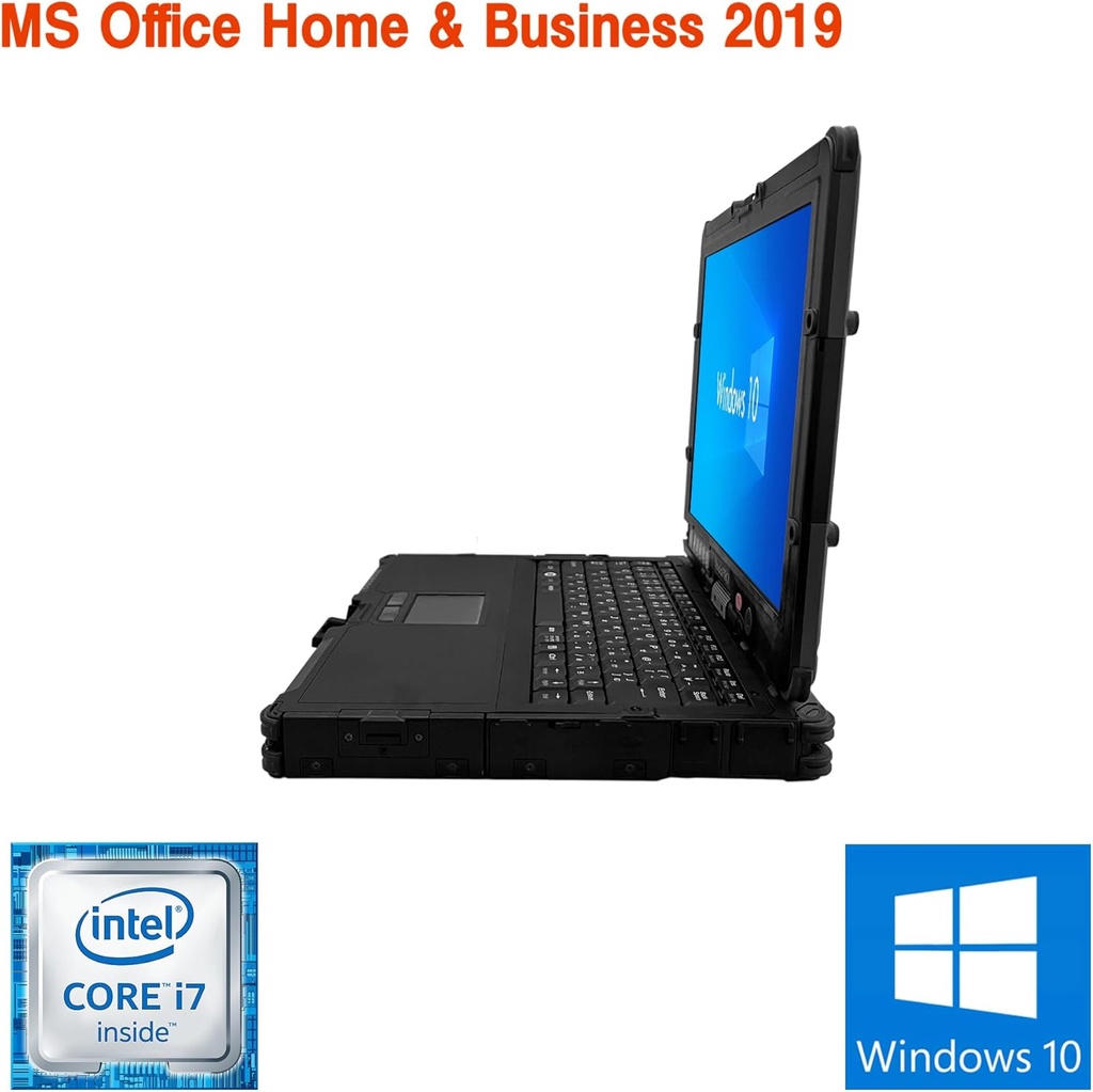 【整備済み品】NEC ノートPC FC-N22G / 12.1型 / Win10 Pro/MS Office H&B 2019 / Core i7-U660 / WIFI/Bluetooth / 8GB/512GB SSD