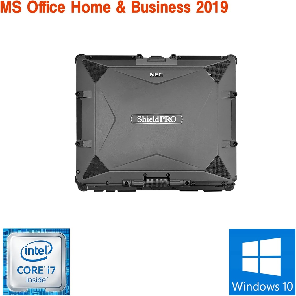 【整備済み品】NEC ノートPC FC-N22G / 12.1型 / Win10 Pro/MS Office H&B 2019 / Core i7-U660 / WIFI/Bluetooth / 8GB/512GB SSD