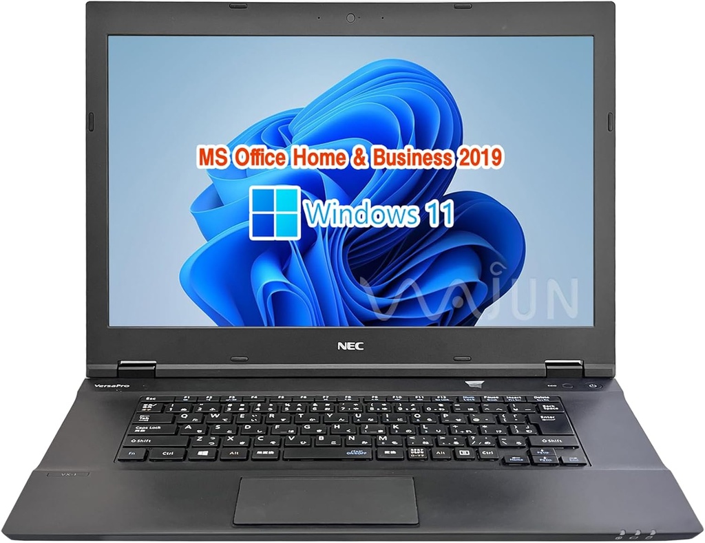 ノートパソコン15.6型 / Win11 Pro/MS Office H&B 2019 / Core i3-7100U メモリ4GB SSD128GB  NEC ノートPC VX-1