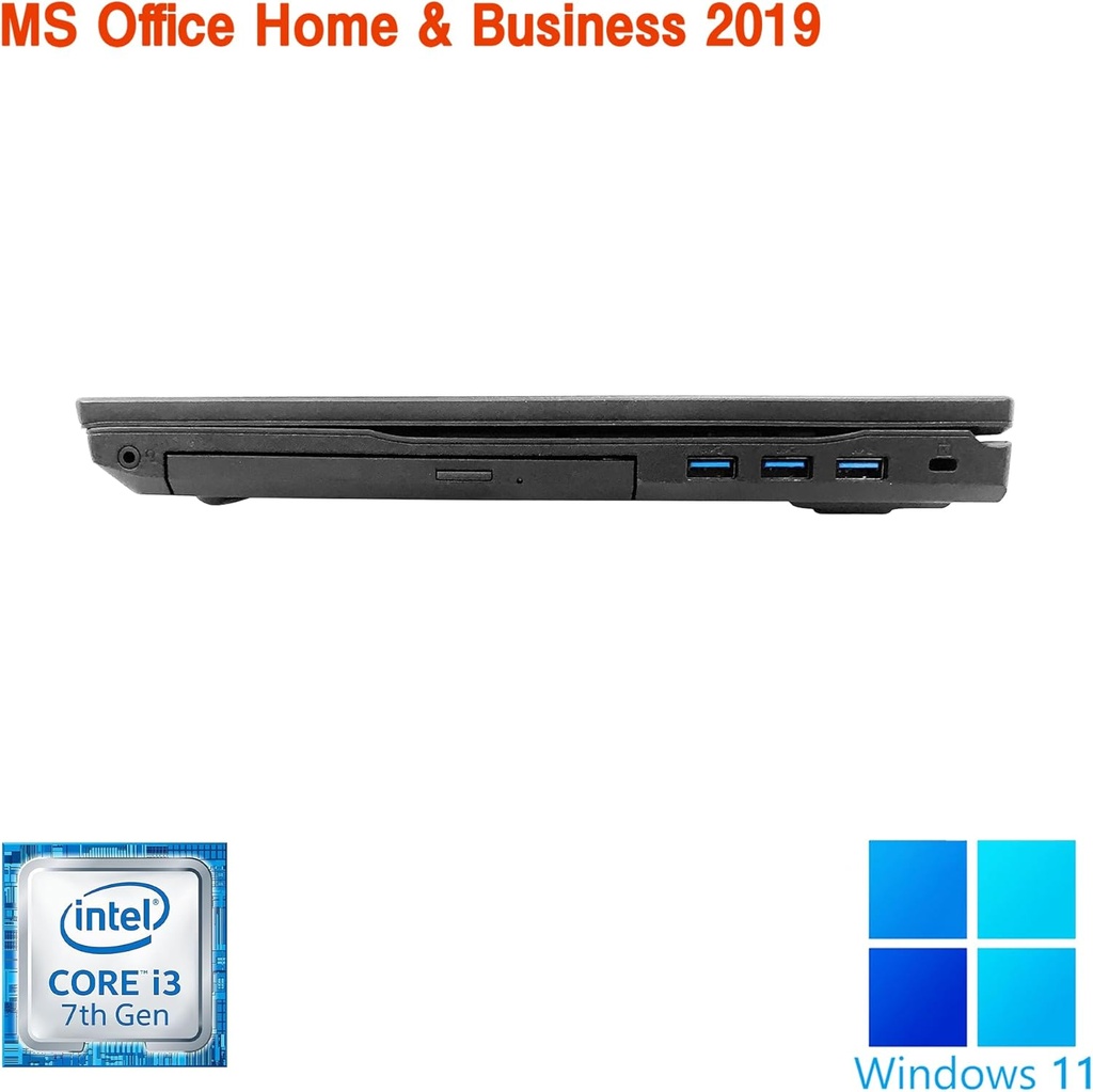 ノートパソコン15.6型 / Win11 Pro/MS Office H&B 2019 / Core i3-7100U メモリ4GB SSD128GB  NEC ノートPC VX-1