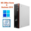 HP デスクトップPC 富士通D588/27インチ液晶セット/Win 11 Pro/MS Office H&B 2019 /Core i3-8100/WIFI/Bluetooth/16GB/SSD256GB (整備済み品)