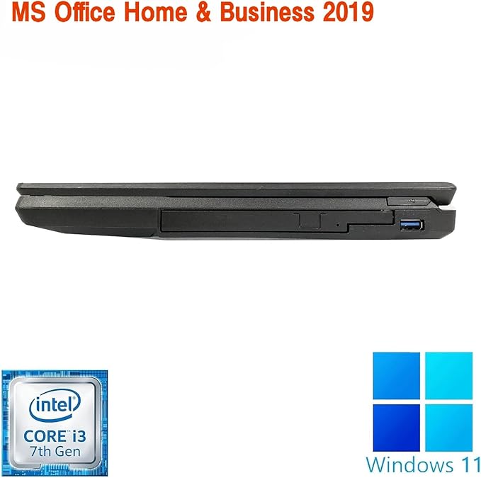 富士通 ノートPC A577/15.6型/Win 11 Pro/MS Office H&B 2019/Core i3-7130U/DVD-ROM/WIFI/Bluetooth/8GB/128GB SSD (整備済み品)