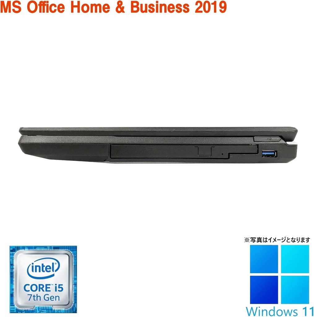 富士通 ノートPC LIFEBOOK A577 /15.6型/ Core i5-7200U/Win11 Pro/MS Office H&B 2019 /WIFI/Bluetooth/HDMI/DVD/8GB/256GB SSD/中古整備PC/office2024に変更可