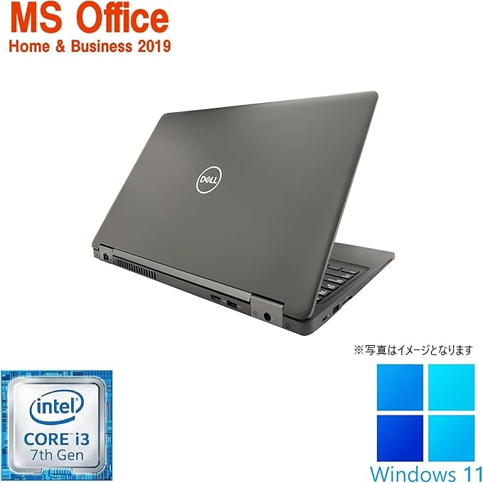 中古整備ノートPC DELL Latitude 5590 /15.6型/10キー/Core i3-7130U/Win11 Pro/MS Office H&B 2019 /WEBカメラ/WIFI/Bluetooth/HDMI/16GB/256GB SSD/office2024に変更可