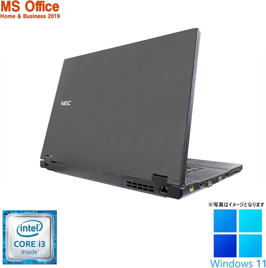 NEC ノートPC VA-5 /15.6型/ Core i3-8145U/Win11 Pro/MS Office H&B 2019 /WIFI/Bluetooth/8GB/256GB SSD/中古整備PC
