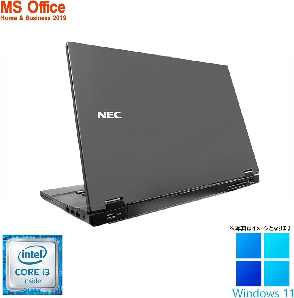 NEC ノートPC VA-5 /15.6型/ Core i3-8145U/Win11 Pro/MS Office H&B 2019 /WIFI/Bluetooth/8GB/256GB SSD/中古整備PC