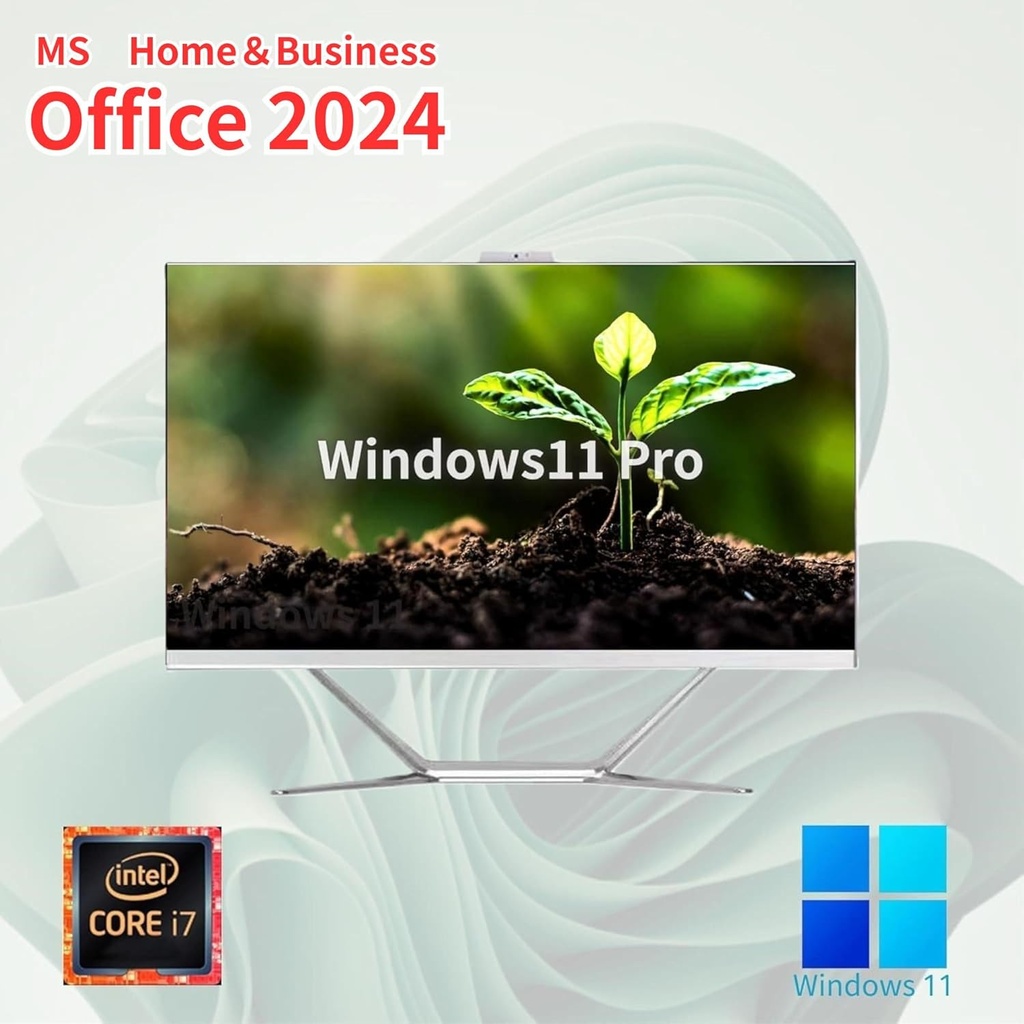 大画面27型一体型PC/wajun Pro-X19/ Win11 Pro / フルHD / MS office H&B 2024 /Corei7-3520M/Wi-Fi/Bluetooth/WEBカメラ/8GB/SSD256GB